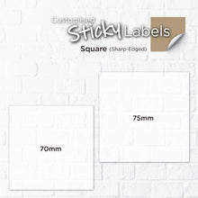 Load image into Gallery viewer, Premium Eco PVC Sticker (Sharp-Edged Square) - Focus Print Pte Ltd
