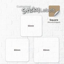 Load image into Gallery viewer, Mirrorkote (Round-Edged Square) Paper Sticker - Focus Print Pte Ltd
