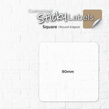 Load image into Gallery viewer, Premium Eco PVC Sticker (Round-Edged Square) - Focus Print Pte Ltd
