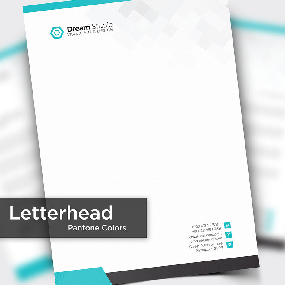 Letterhead (Pantone Color Print) - Focus Print Pte Ltd