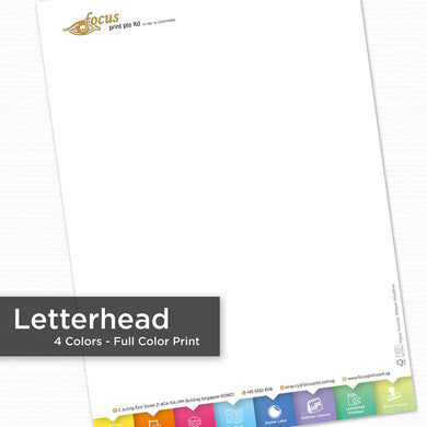 Letterhead (Full Color Print) - Focus Print Pte Ltd